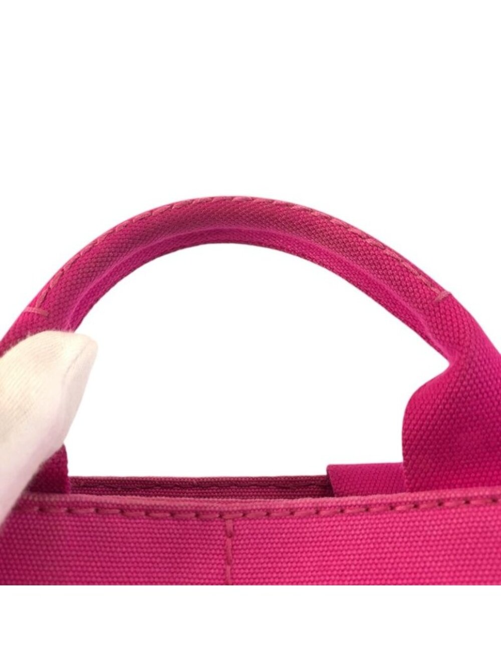 Prada Canapa Pink Gold Canvas Tote - Picture 8 of 9